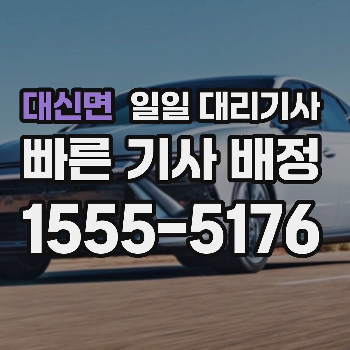 대신면 일일 대리기사