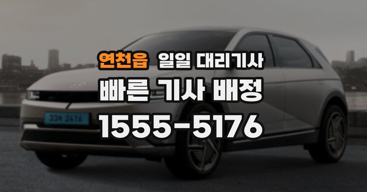 연천읍 일일 대리기사