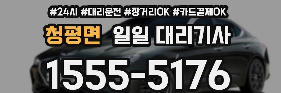 청평면 일일 대리기사