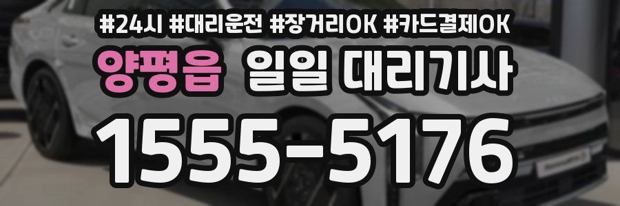 양평읍 일일 대리기사
