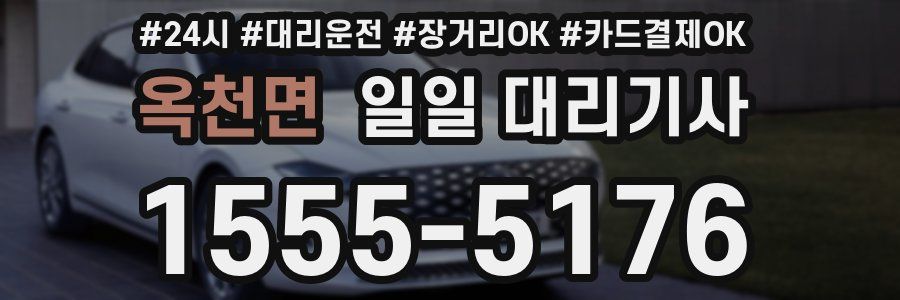 옥천면 일일 대리기사