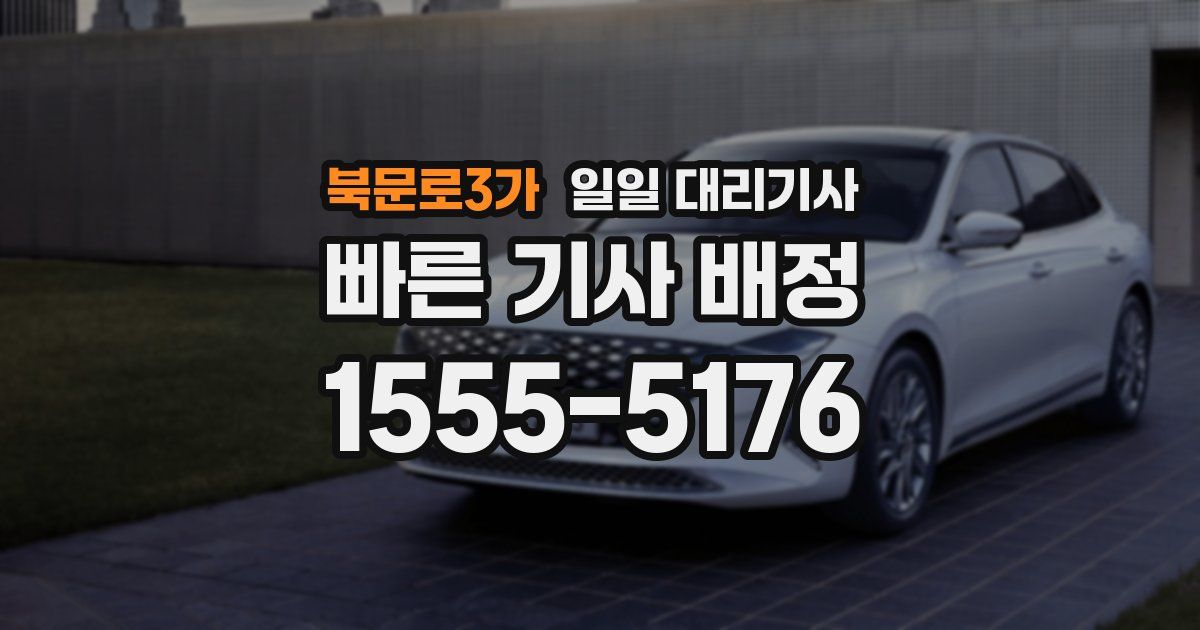 북문로3가 일일 대리기사