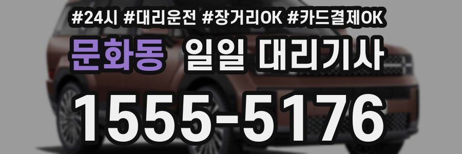 문화동 일일 대리기사