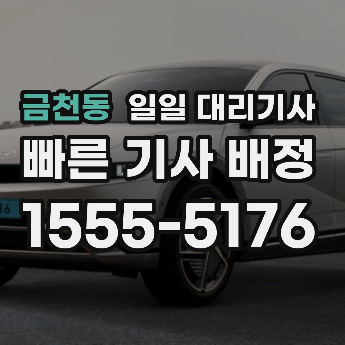 금천동 일일 대리기사