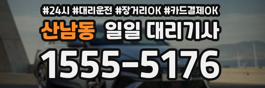 산남동 일일 대리기사