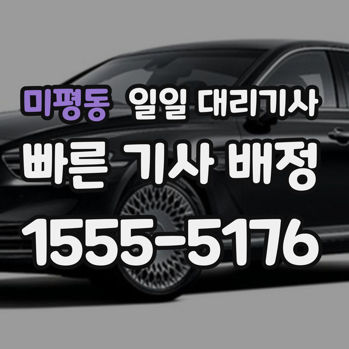 미평동 일일 대리기사