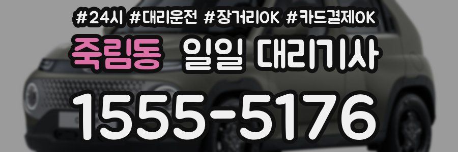 죽림동 일일 대리기사
