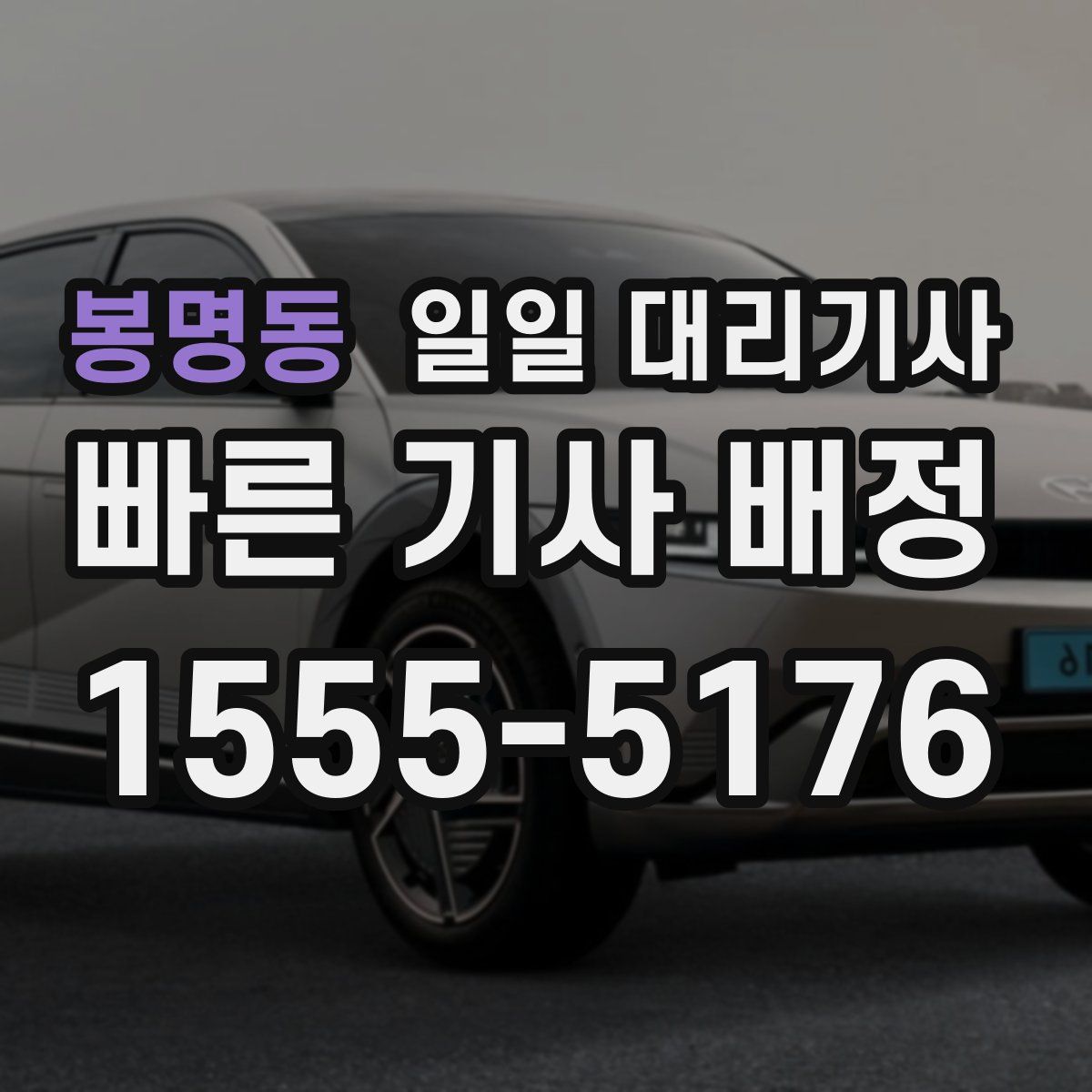 봉명동 일일 대리기사