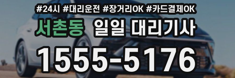 서촌동 일일 대리기사