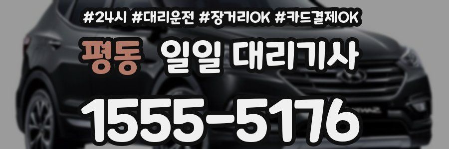 평동 일일 대리기사