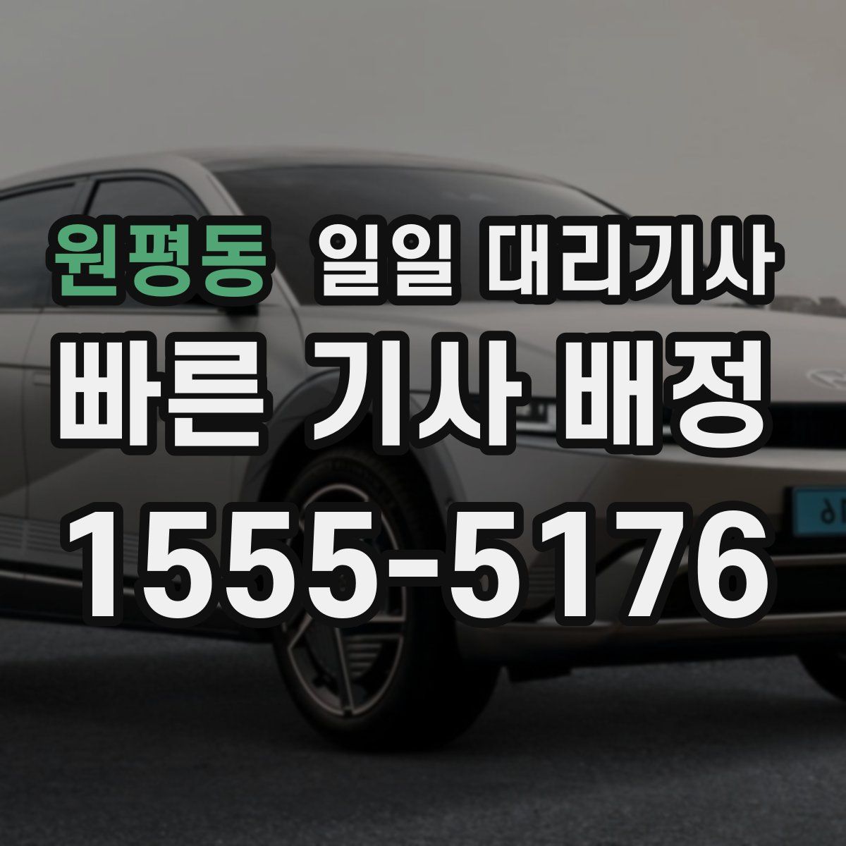 원평동 일일 대리기사