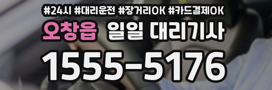 오창읍 일일 대리기사