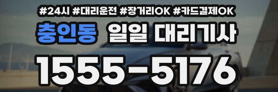 충인동 일일 대리기사