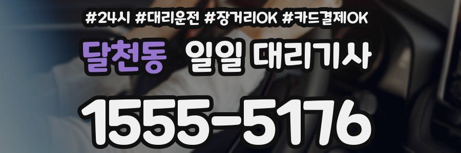 달천동 일일 대리기사