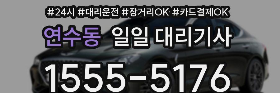 연수동 일일 대리기사