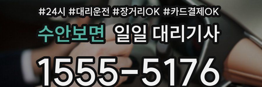 수안보면 일일 대리기사