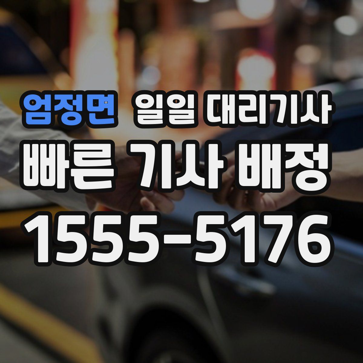 엄정면 일일 대리기사