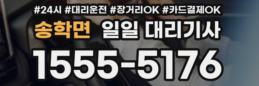 송학면 일일 대리기사