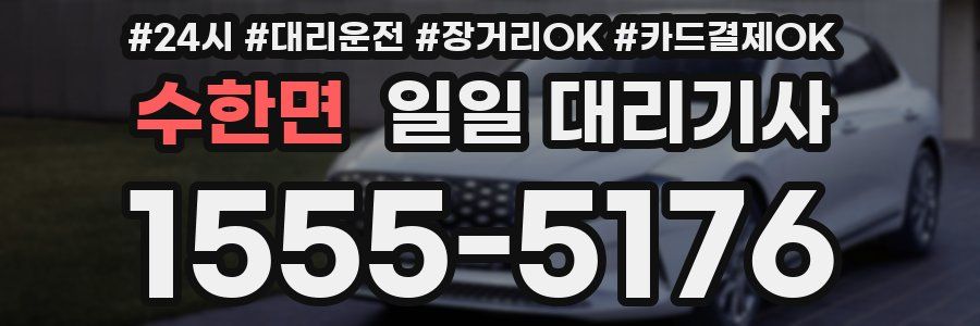 수한면 일일 대리기사