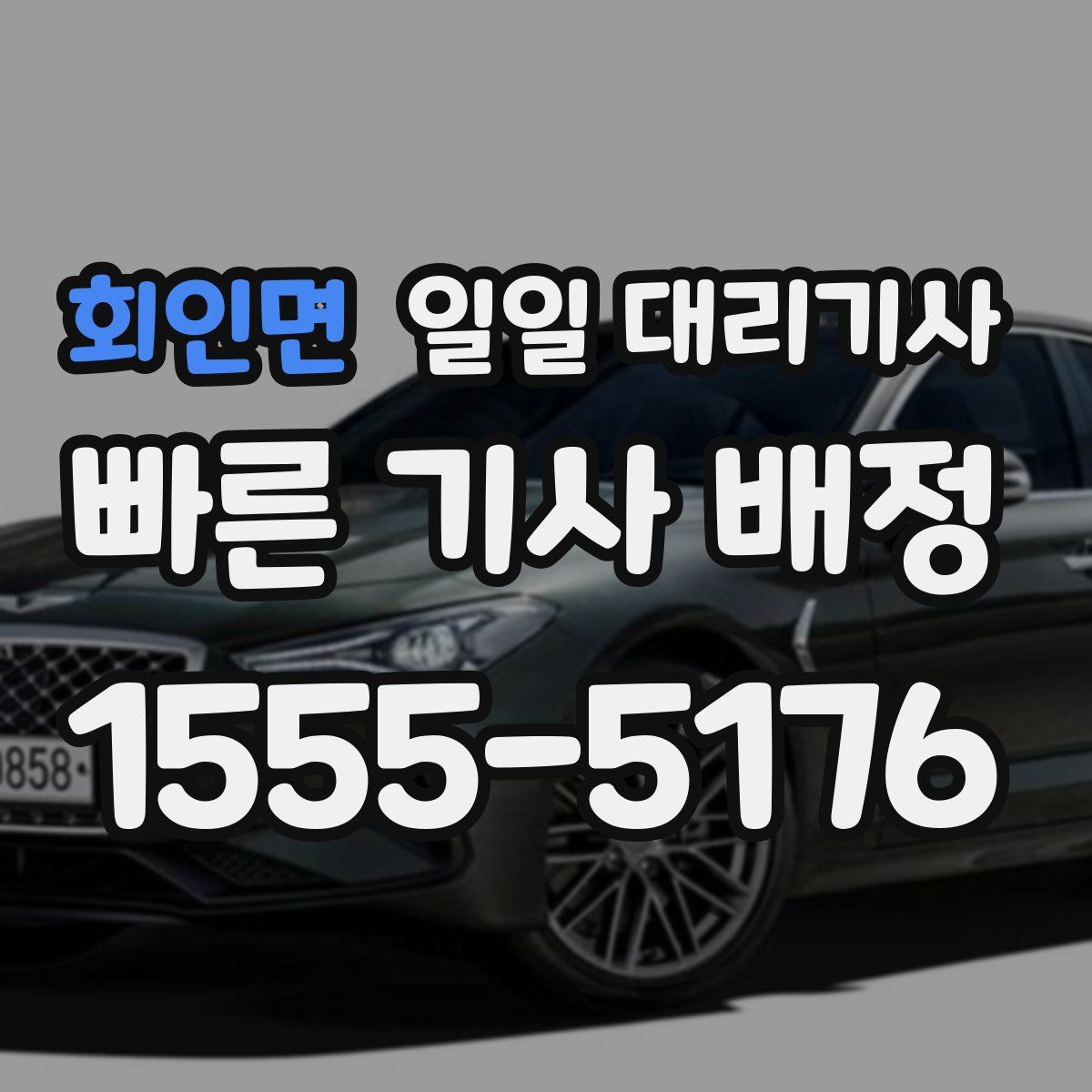 회인면 일일 대리기사