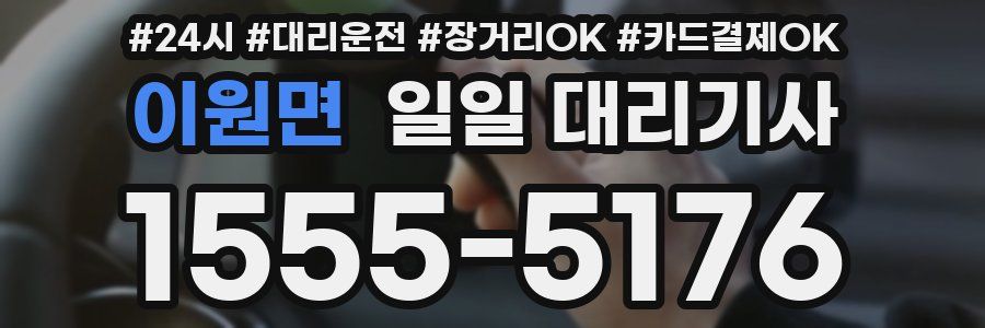 이원면 일일 대리기사
