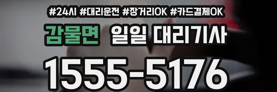 감물면 일일 대리기사