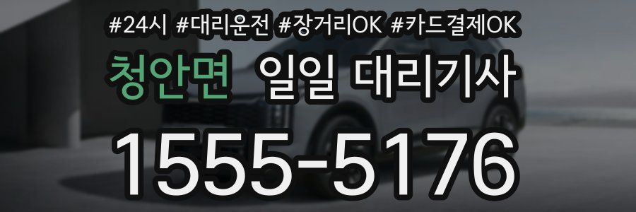 청안면 일일 대리기사