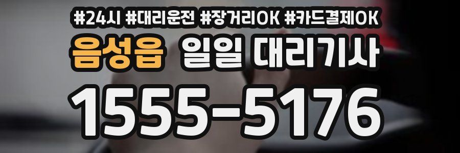 음성읍 일일 대리기사