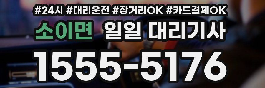 소이면 일일 대리기사