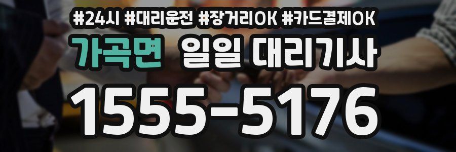 가곡면 일일 대리기사