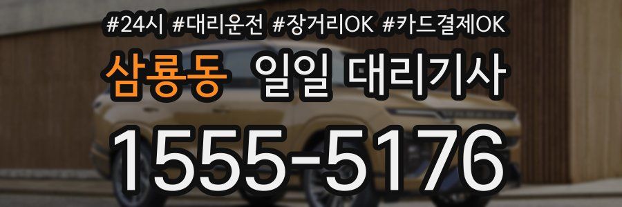 삼룡동 일일 대리기사