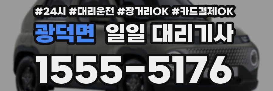 광덕면 일일 대리기사