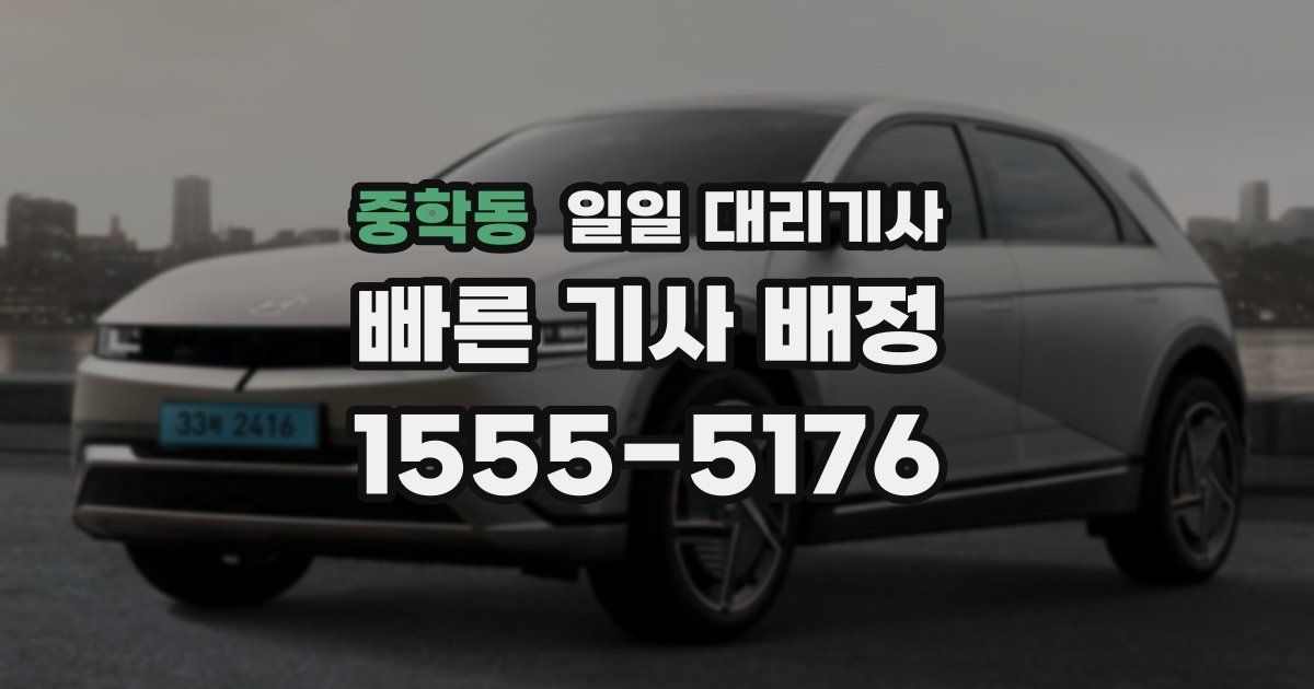 중학동 일일 대리기사
