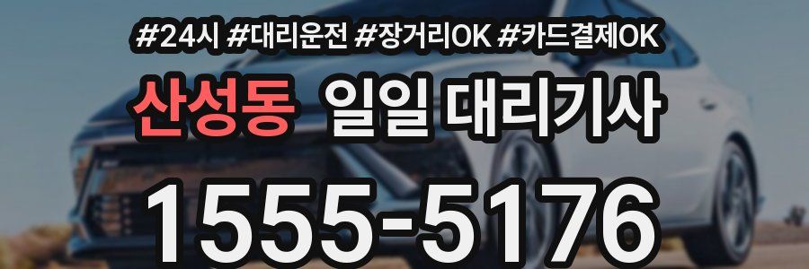 산성동 일일 대리기사