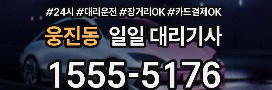 웅진동 일일 대리기사