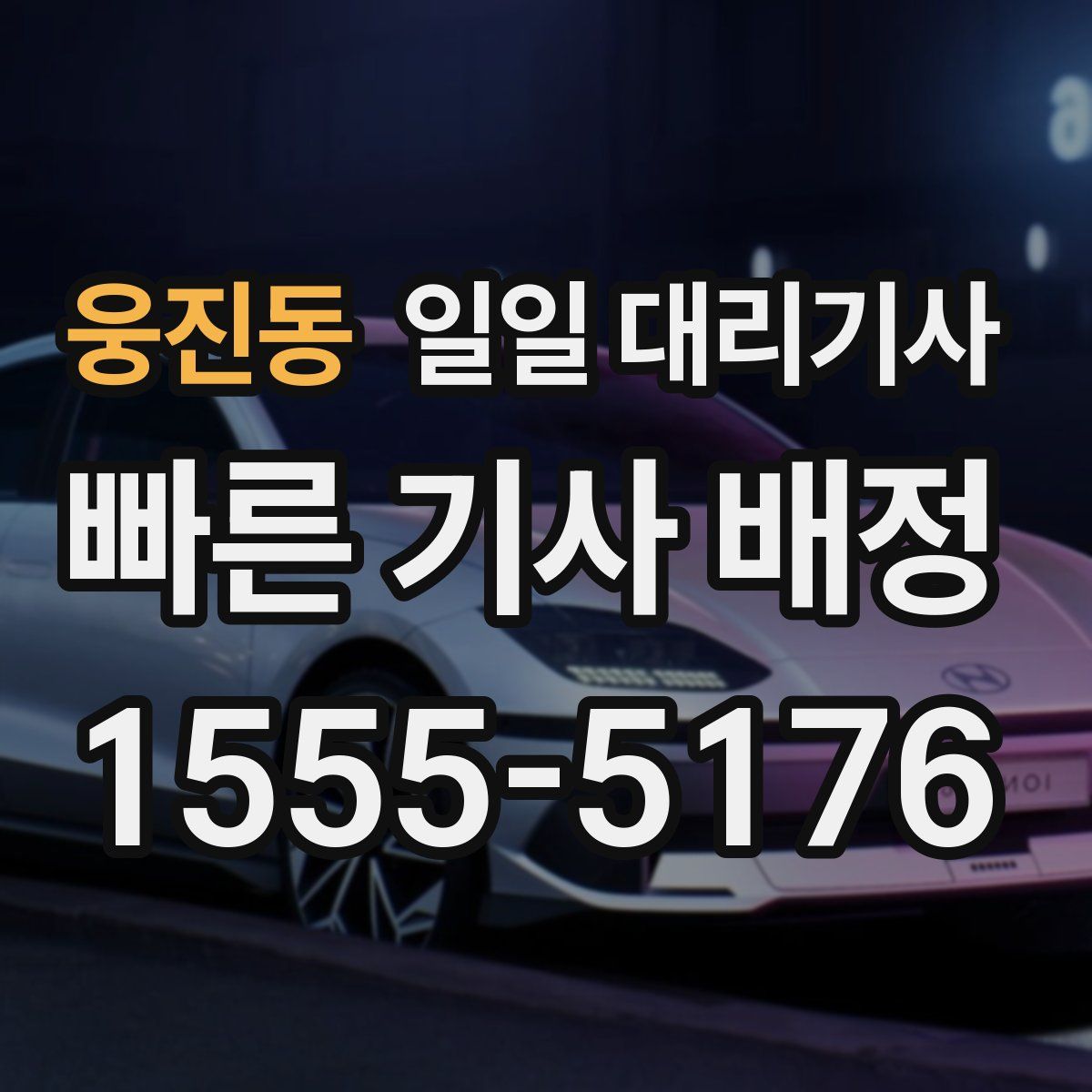 웅진동 일일 대리기사