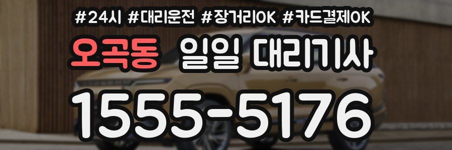 오곡동 일일 대리기사
