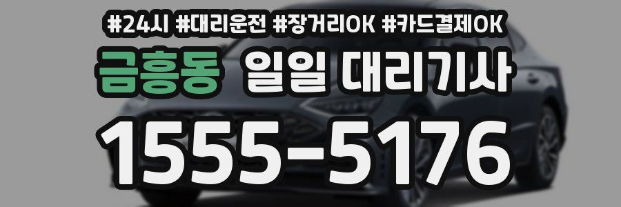 금흥동 일일 대리기사