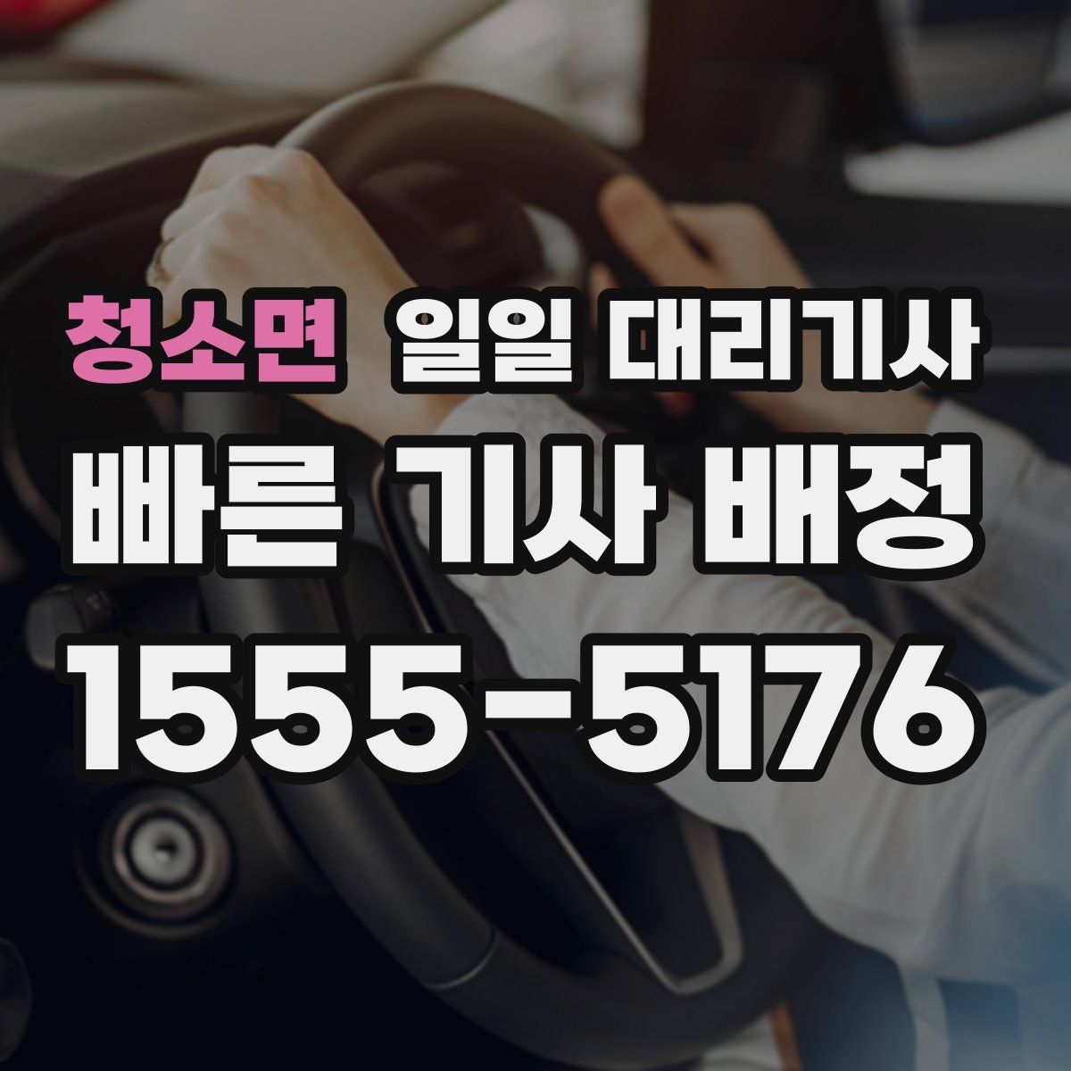 청소면 일일 대리기사