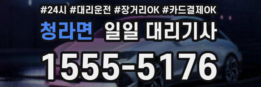 청라면 일일 대리기사