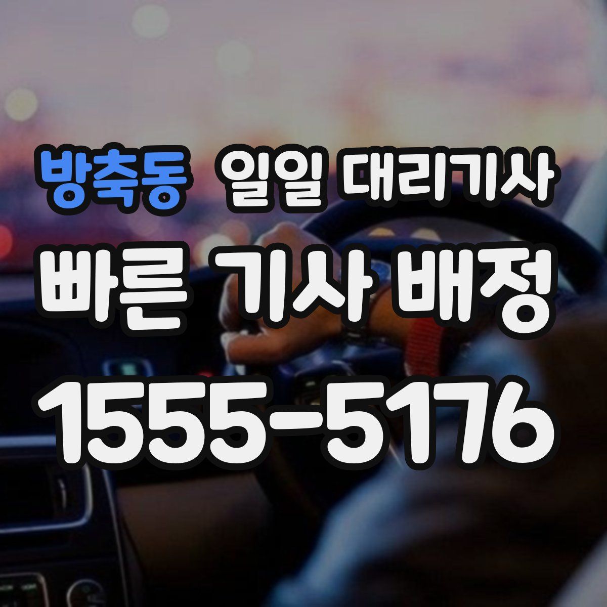 방축동 일일 대리기사