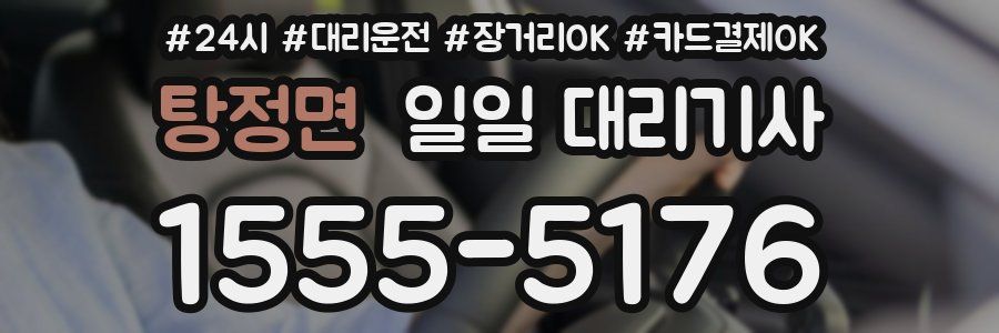 탕정면 일일 대리기사