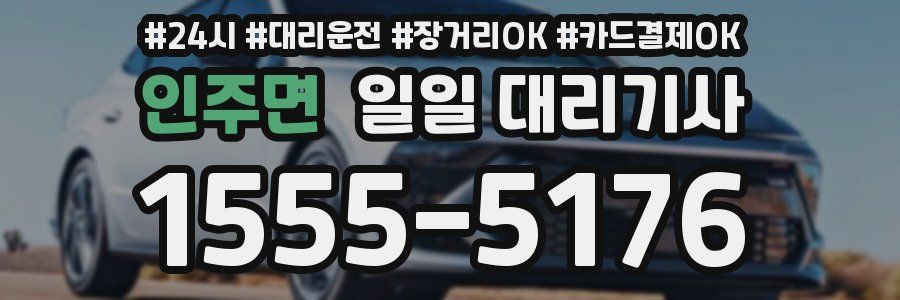 인주면 일일 대리기사