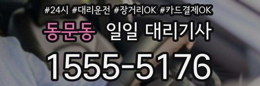 동문동 일일 대리기사