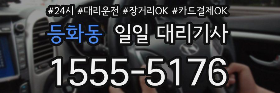 등화동 일일 대리기사