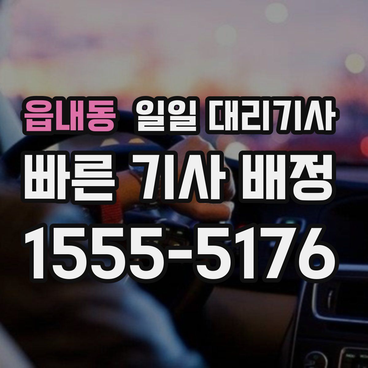 읍내동 일일 대리기사