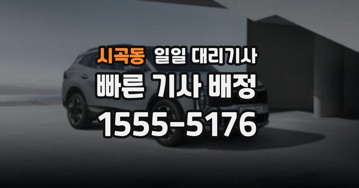 시곡동 일일 대리기사