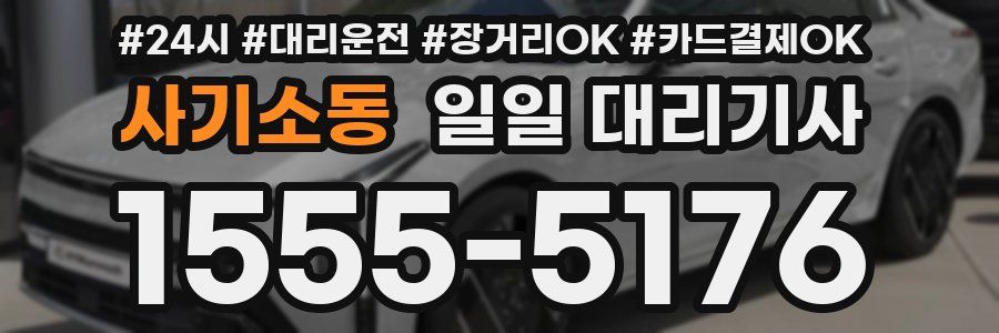 사기소동 일일 대리기사
