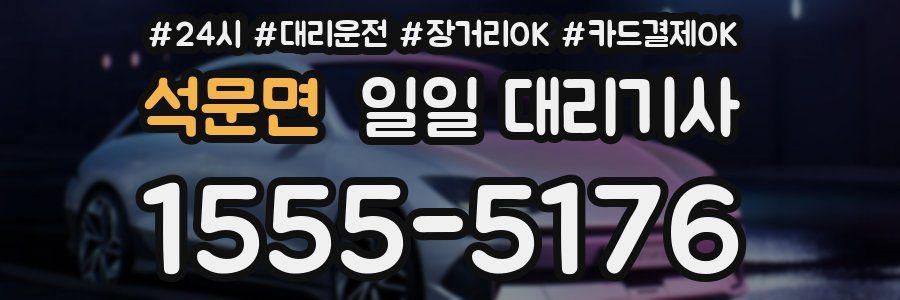 석문면 일일 대리기사