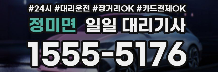 정미면 일일 대리기사